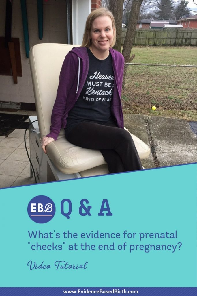 Evidence Based Birth® | Prenatal Check Pinterest