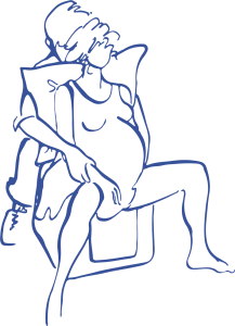 lateral recumbent fetal position