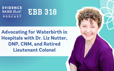 EBB 318 – Advocating for Waterbirth in Hospitals with Dr. Liz Nutter, DNP, CNM, and Retired Lieutenant Colonel