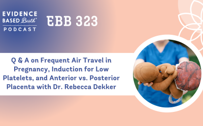 EBB 323 – Q & A on Frequent Air Travel in Pregnancy, Induction for Low Platelets, and Anterior vs. Posterior Placenta